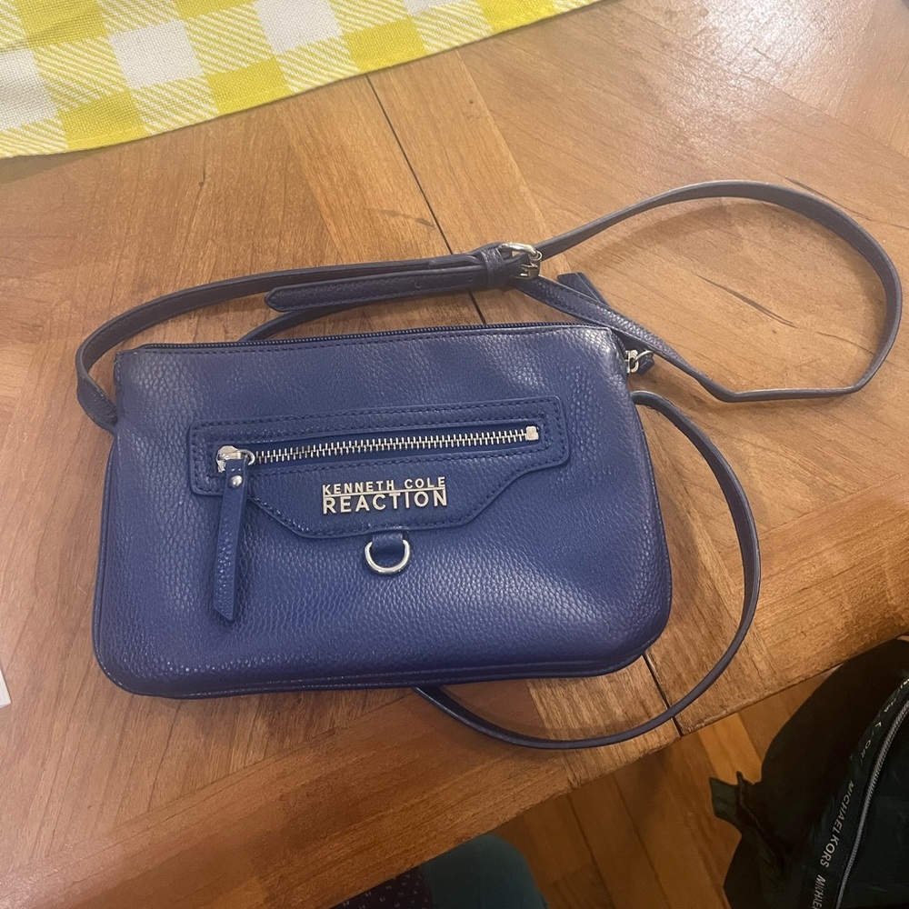 Kenneth Cole Reaction Navy Crossbody Bag